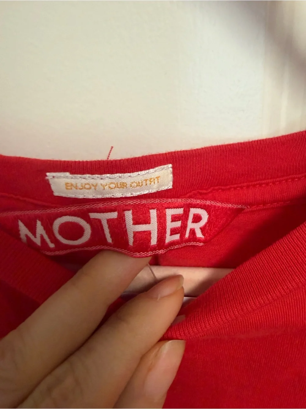 MOTHER The Itty Bitty Ringer ‘Rookie Mistake' Tee Size Large